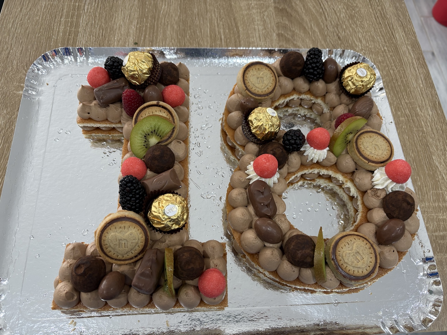 Number Cake chocolat 18
