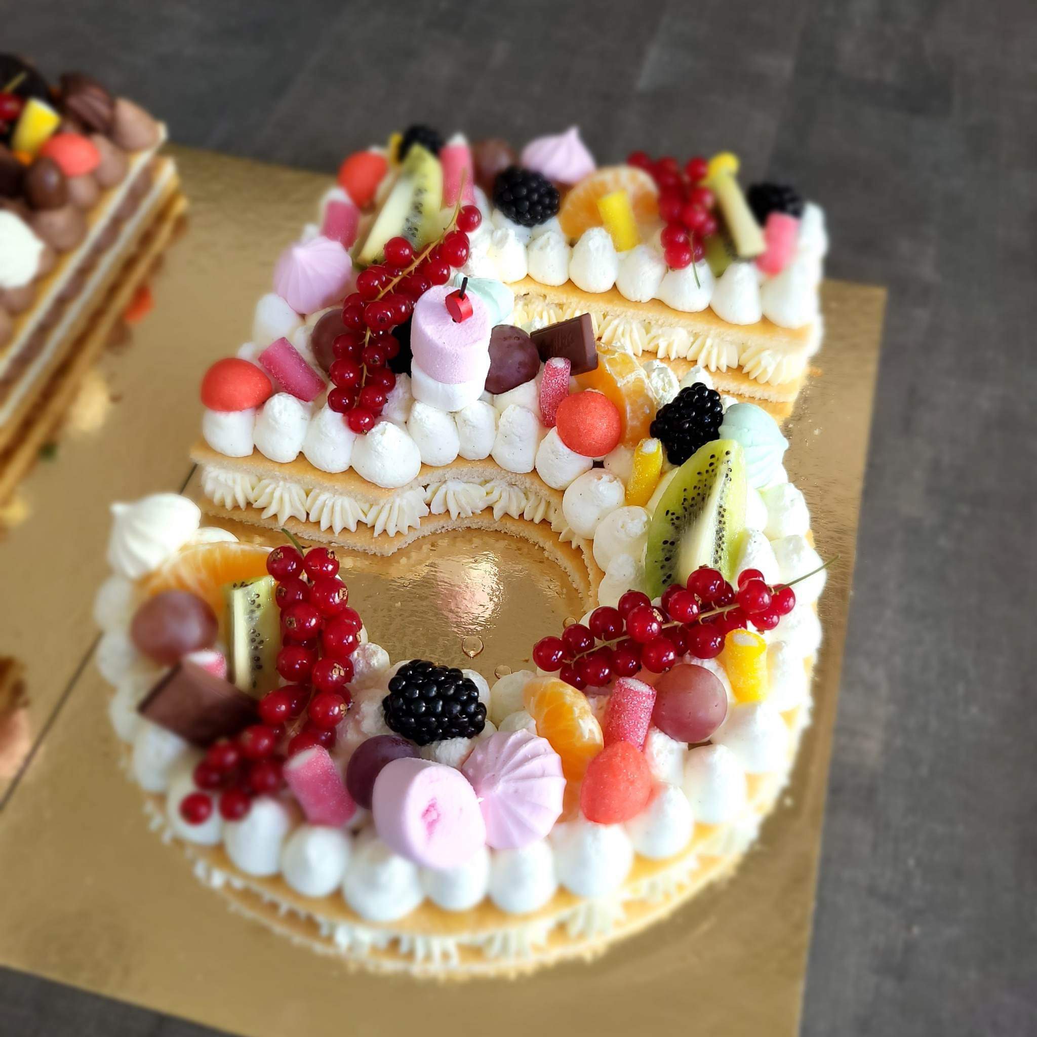 Number Cake aux fruits